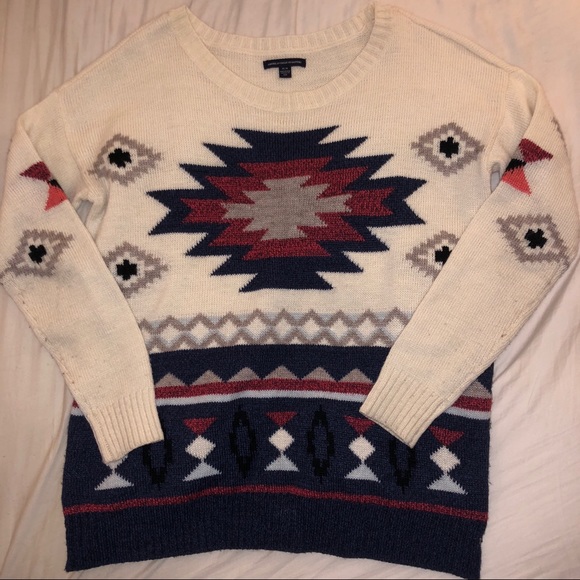 American Eagle Aztec sweater - Picture 1 of 3